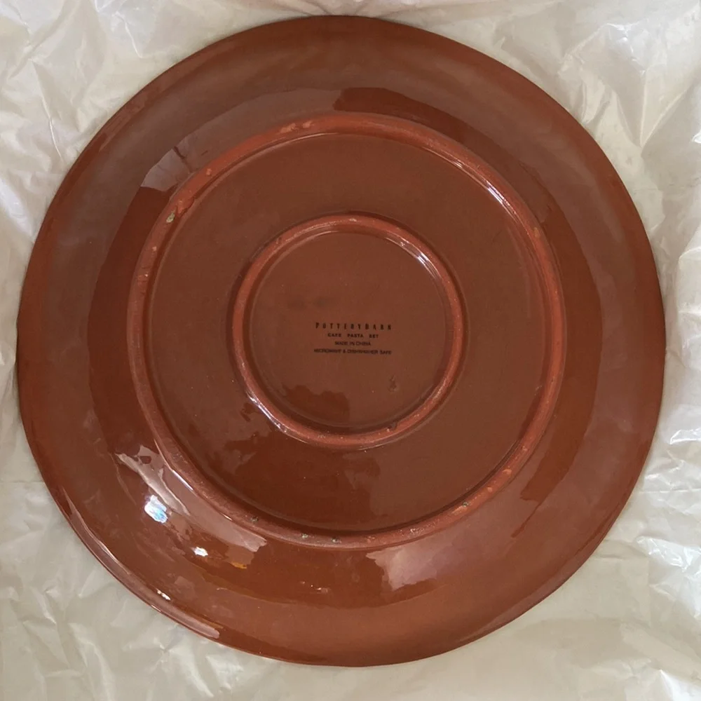 Pottery barn cafe pasta serving bowl